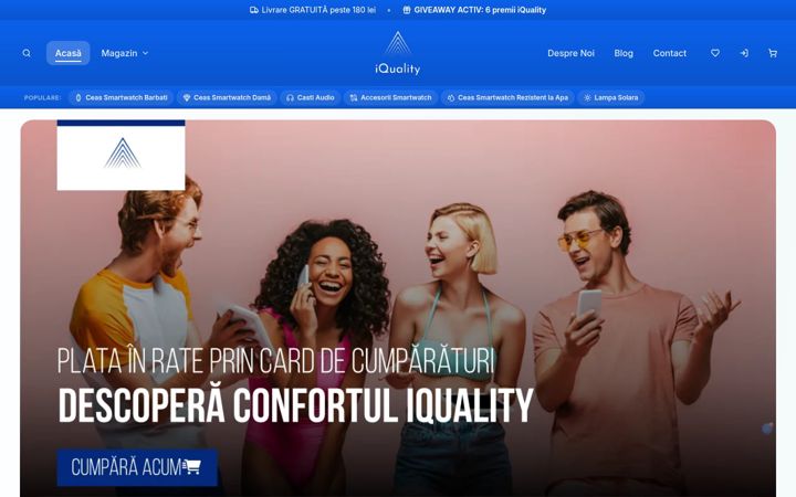 Screenshot of iqualitystore.ro
