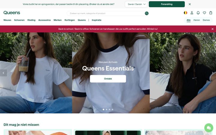 Screenshot of iqueens.be