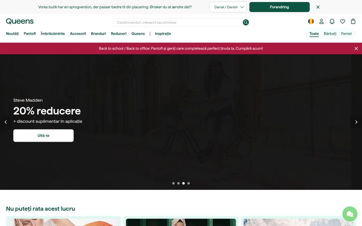 Screenshot of iqueens.ro
