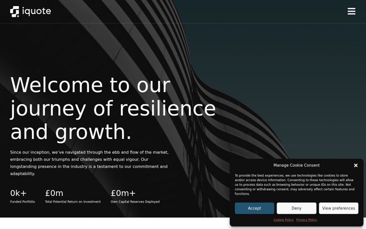 Screenshot of iquoteltd.com