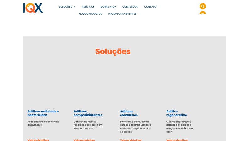Screenshot of iqx-inove.com.br