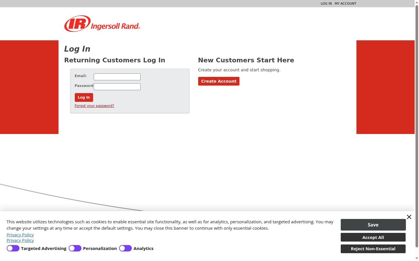 Screenshot tal-banner tal-kunsens muri qabel kwalunkwe interazzjoni