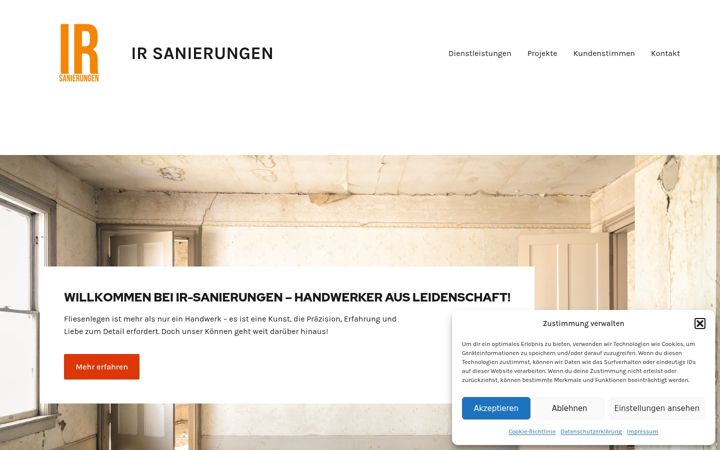 Screenshot of ir-sanierungen.de