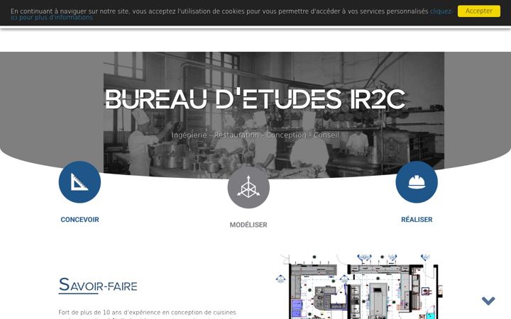 Screenshot of ir2c.com