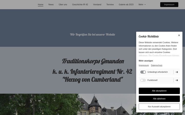 Screenshot of ir42gmunden.at