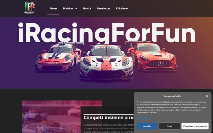 Screenshot of iracingforfun.it