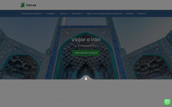 Screenshot of iran.es