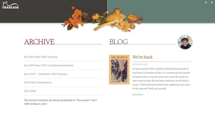 Screenshot of iranian.com