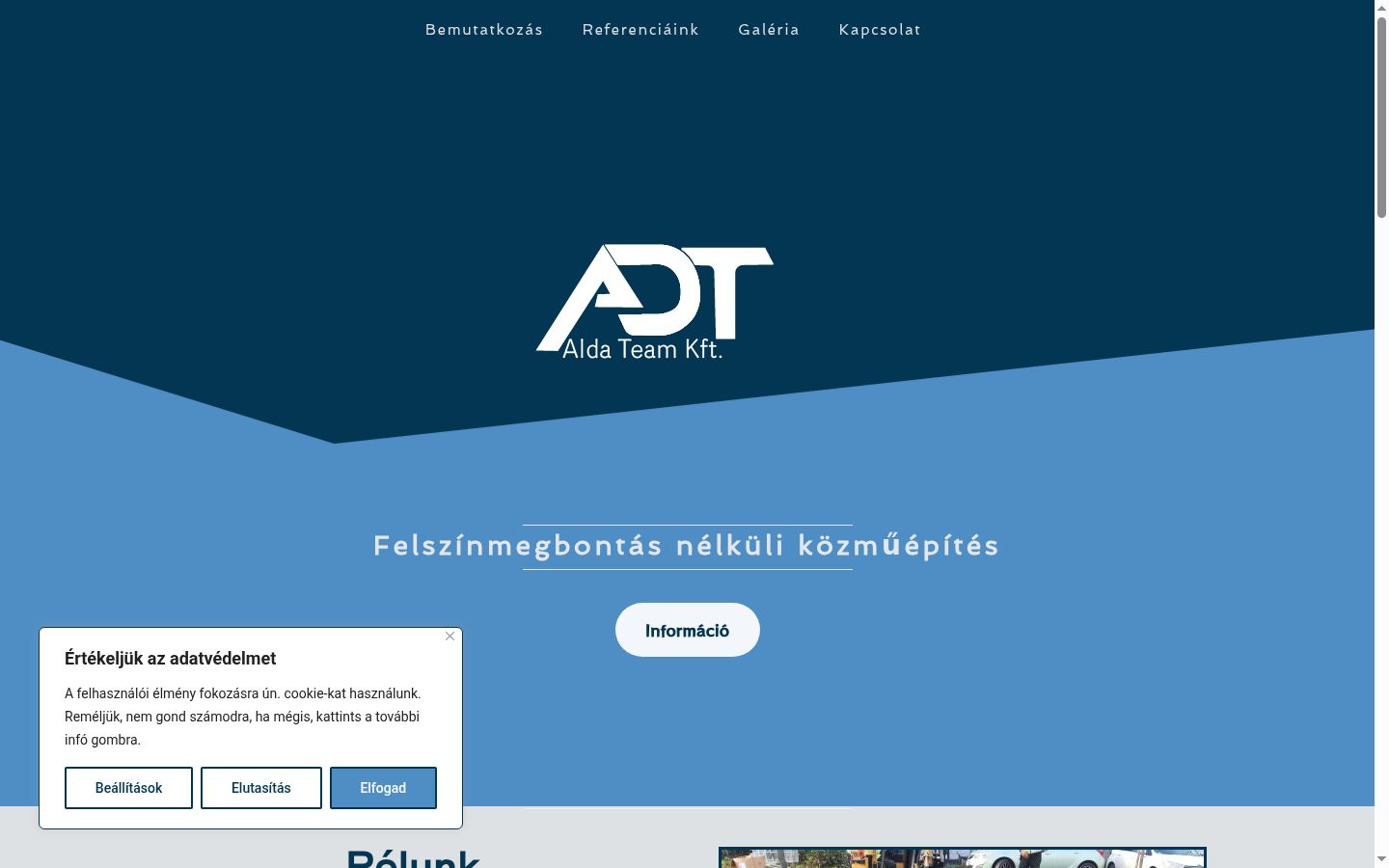Screenshot des Einwilligungsbanners vor jeglicher Interaktion