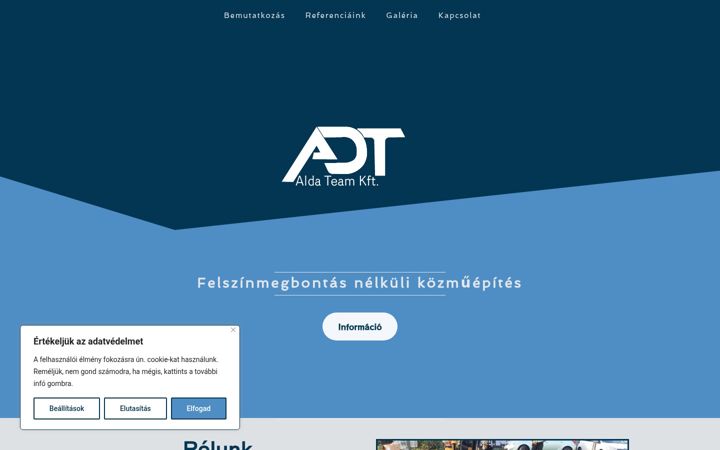 Screenshot of iranyitottfuras.com