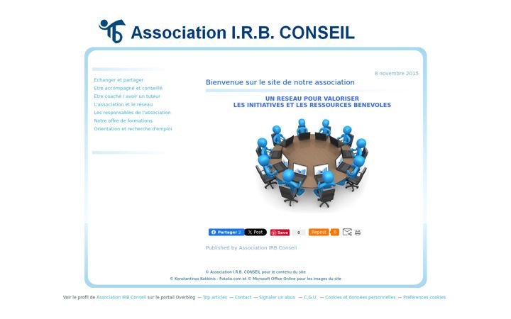Screenshot of irbconseil.com