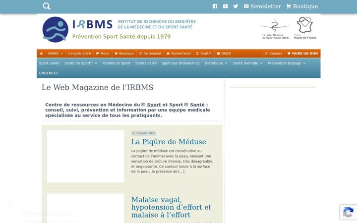 Screenshot of irbms.com