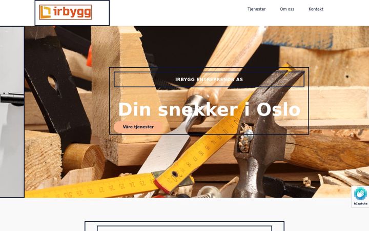 Screenshot of irbygg.no
