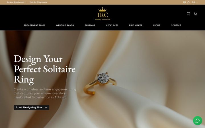 Screenshot of irc-diamonds.com