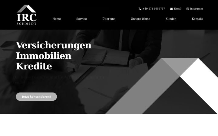Screenshot of irc-schmidt.de
