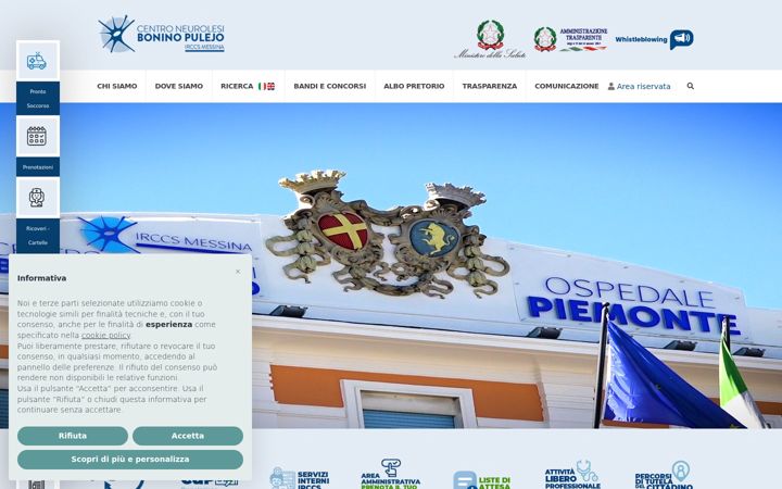Screenshot of irccsme.it
