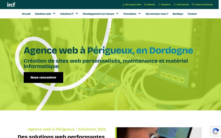 Screenshot ta' ircf.fr
