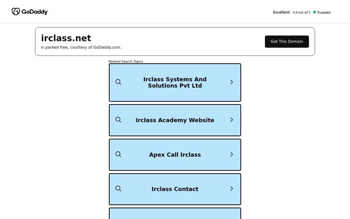 Screenshot of irclass.net