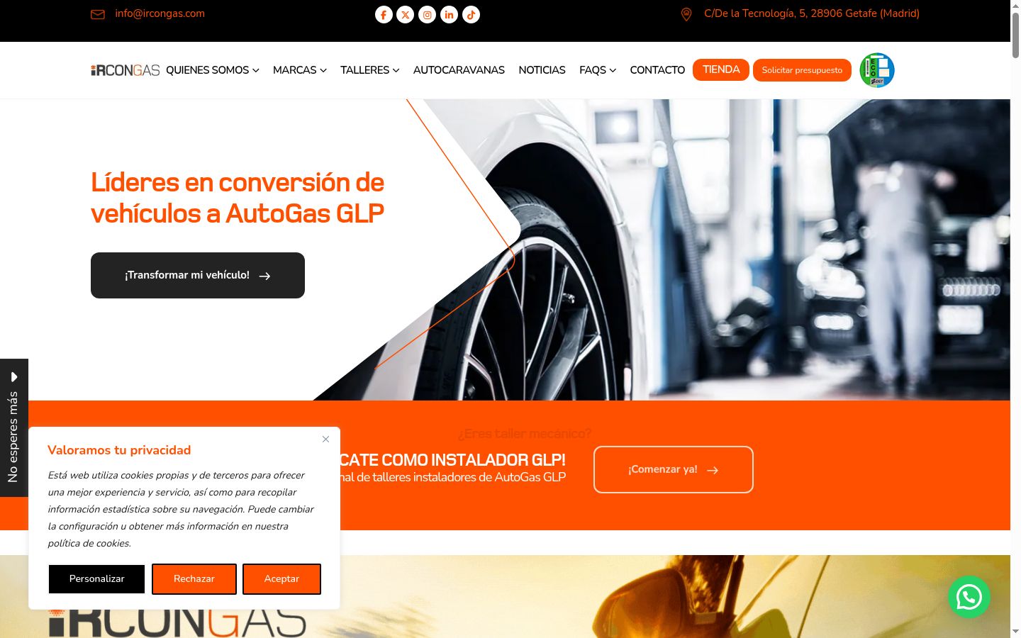 Screenshot tal-banner tal-kunsens muri qabel kwalunkwe interazzjoni