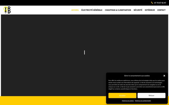 Screenshot of ird-electricite.fr
