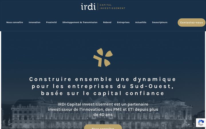 Screenshot of irdi.fr