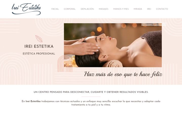 Screenshot of ireiestetika.com