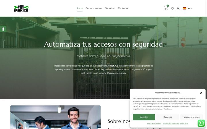 Screenshot of irekicb.com