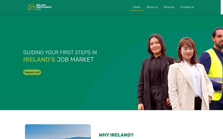 Screenshot of irelandemploymenthub.com