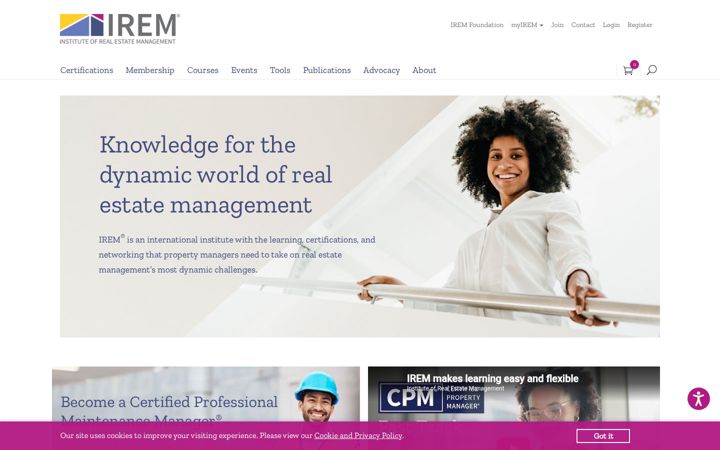 Screenshot του irem.org