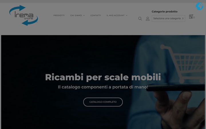 Screenshot of iremaonline.eu