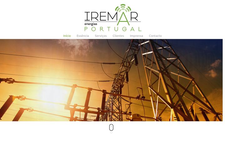 Screenshot of iremarenergias.com