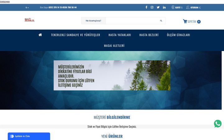 Screenshot of iremmedikal.com