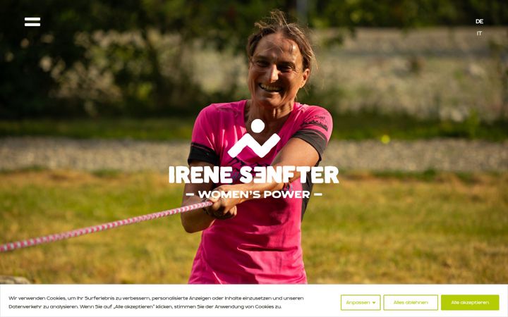 Screenshot of irene-senfter.eu