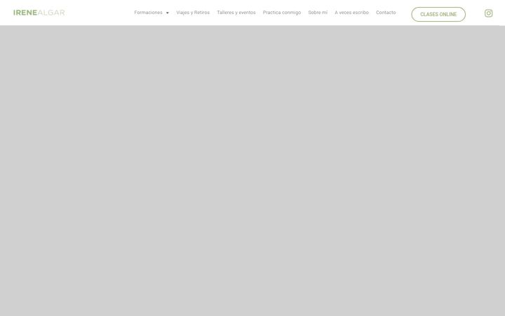 Screenshot of irenealgar.com