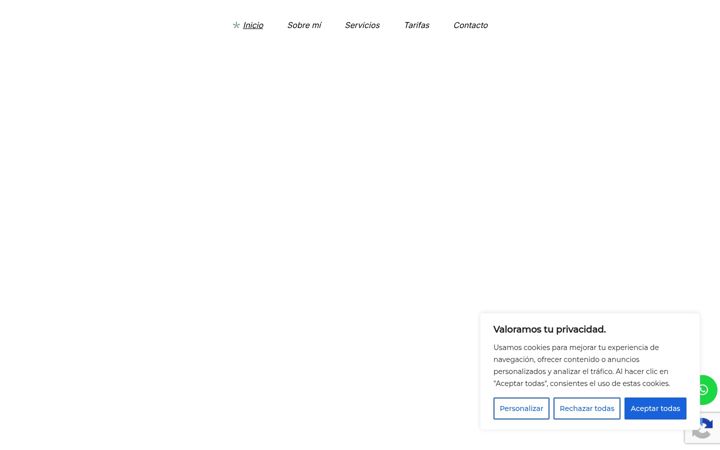 Screenshot of irenecaveropsicologia.com