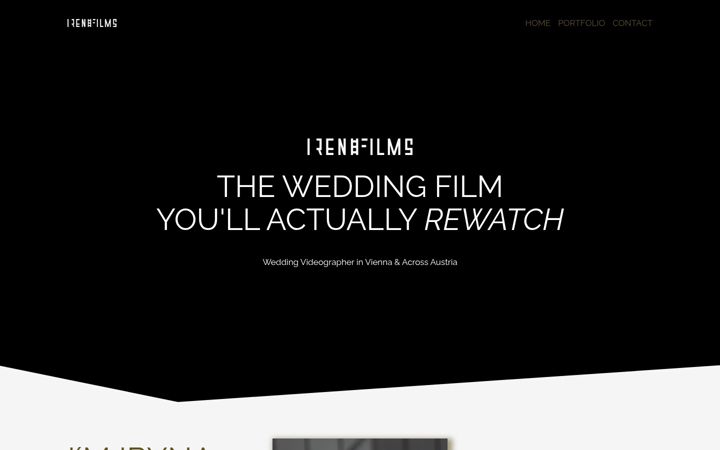 Screenshot of irenefilms.com