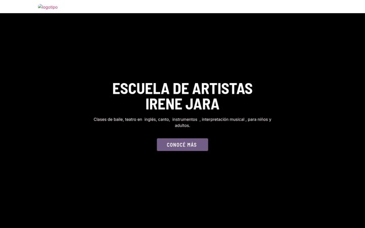 Screenshot of irenejara.es