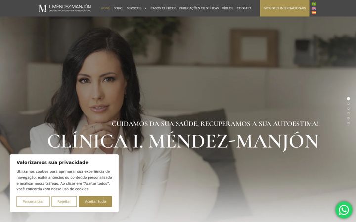 Screenshot of irenemendez.com.br