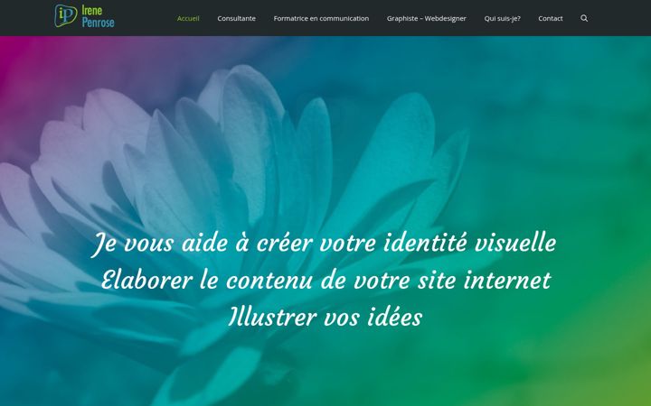 Screenshot of irenepenrose.com
