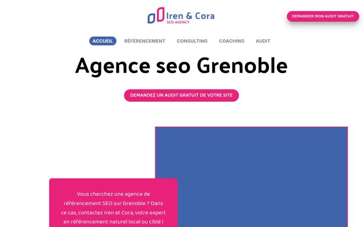Screenshot of irenetcora.com