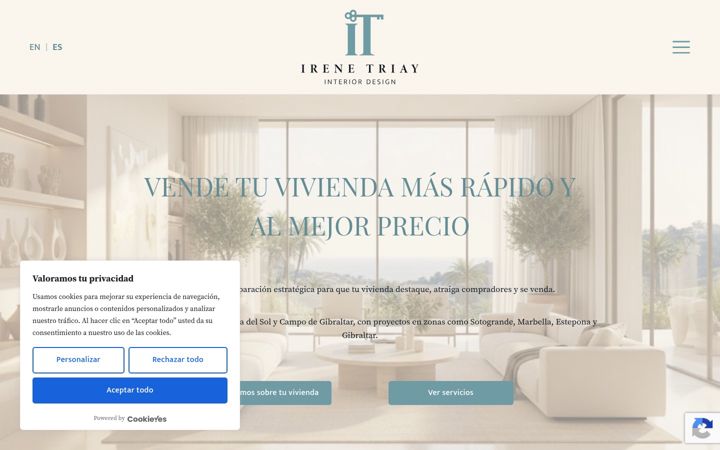 Screenshot of irenetriay.com