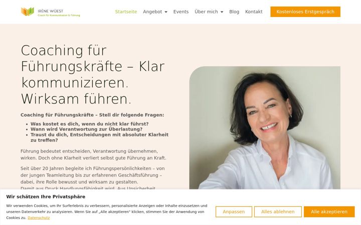 Screenshot of irenewuest.ch