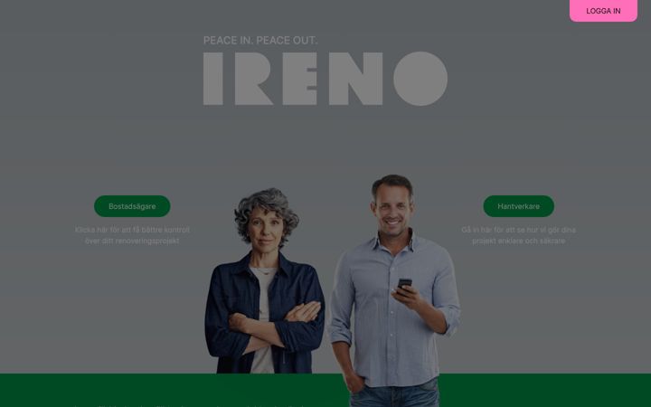 Screenshot of ireno.se