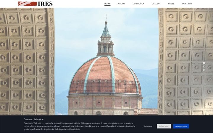 Screenshot of iresfi.it