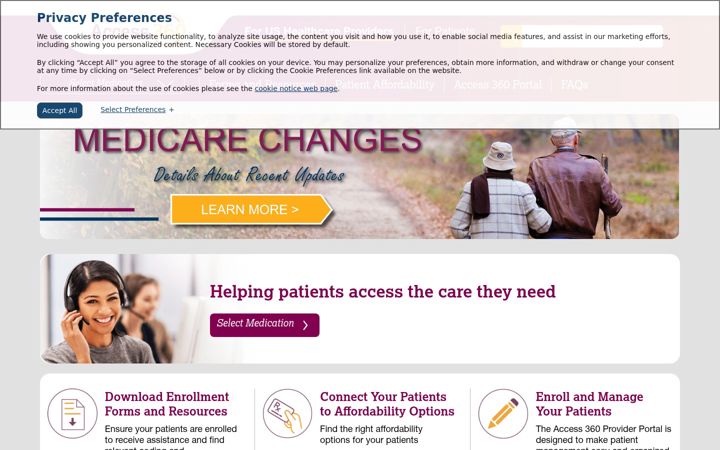 Screenshot of iressasavings.com