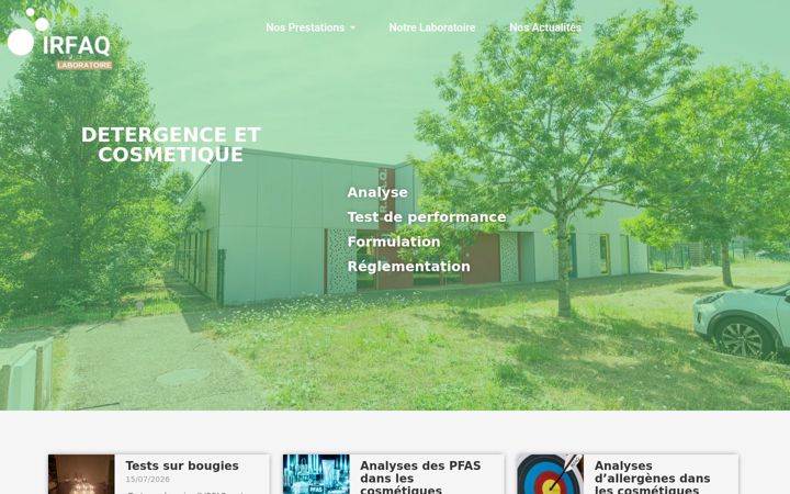 Screenshot of irfaq.com