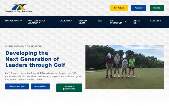 Screenshot of irgf.org
