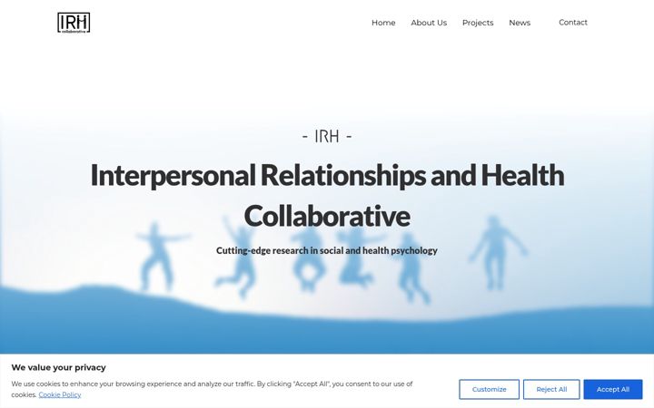 Screenshot of irhcollaborative.com