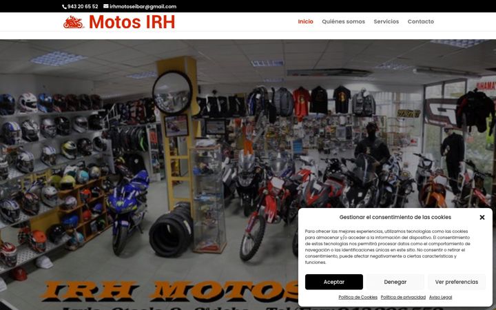 Screenshot of irhmotoseibar.com
