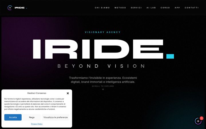 Screenshot of irideagency.com